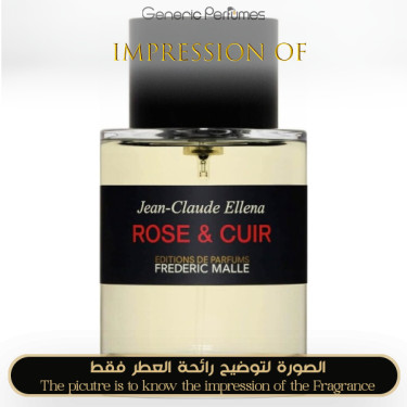 Inspired Frederic Malle - Rose & Cuir for Unisex