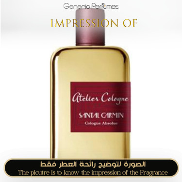 Inspired Atelier Cologne - Santal Carmin for Unisex Inspired Atelier Cologne - Santal Carmin for Unisex