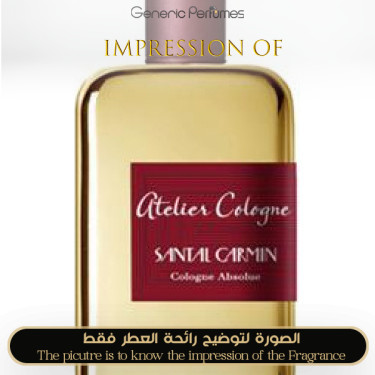 Inspired Atelier Cologne - Santal Carmin for Unisex Inspired Atelier Cologne - Santal Carmin for Unisex