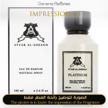 Inspired Atyab Al-Sheekh - Platinum Eau De Parfum Unisex