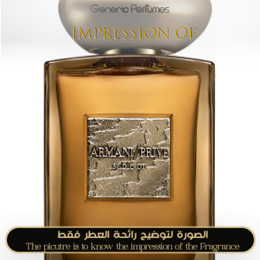 Inspired Giorgio Armani - Sable Or for Unisex