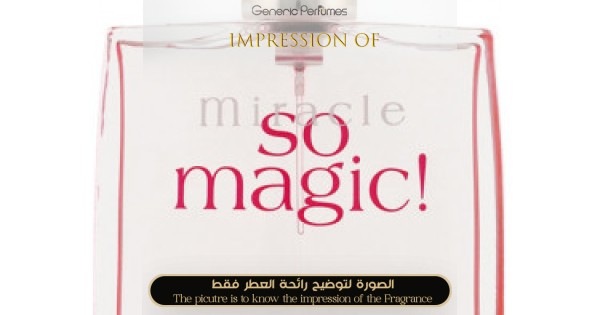 LANCOM miracle 100mlミラク ソーマジック LANCOME MIRACLE SO MAGIC 3.4 FL oz / 100 ML Eau De Parfum