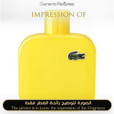 Inspired Lacoste - Eau de L.12.12 Yellow (Jaune) for Man