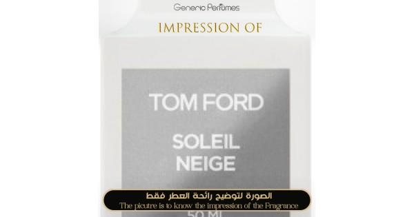 日本語シール有/ SOLEIL NEIGE50ml/ 残量80％/トムフォード Tom Ford - Private Blend Soleil Neige Eau De Parfum Spray