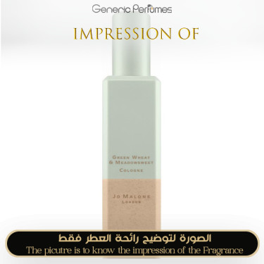 Inspired Jo Malone London - Green Wheat & Meadowsweet for Unisex - A+ Inspired Jo Malone London - Green Wheat & Meadowsweet for Unisex - A+