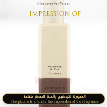 Inspired Jo Malone London - Primrose & Rye for Unisex - A+