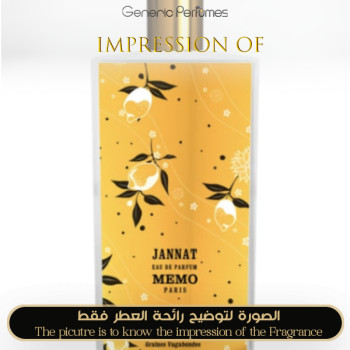 Inspired Memo Paris - Jannat for Unisex - A+