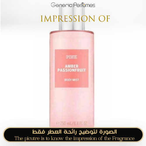 Inspired Victoria Secret - Pink Amber Passionfruit for Unisex - A+ Inspired Victoria Secret - Pink Amber Passionfruit for Unisex - A+