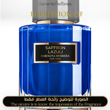 Inspired Carolina Herrera - Saffron Lazuli for Unisex Inspired Carolina Herrera - Saffron Lazuli for Unisex