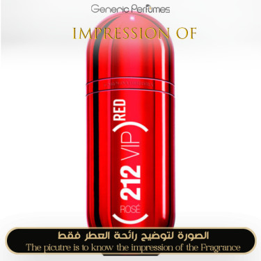 Inspired Carolina Herrera - 212 VIP Rosé Red for Women Inspired Carolina Herrera - 212 VIP Rosé Red for Women