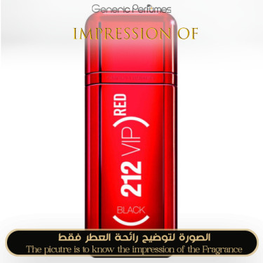 Inspired Carolina Herrera - 212 VIP Black Red for Women