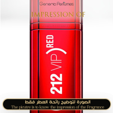 Inspired Carolina Herrera - 212 VIP Black Red for Women
