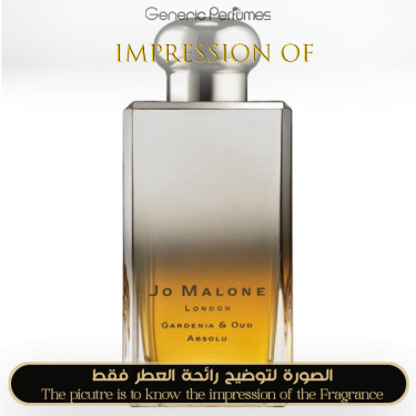 Inspired Jo Malone London - Gardenia & Oud Absolu for Unisex Inspired Jo Malone London - Gardenia & Oud Absolu for Unisex