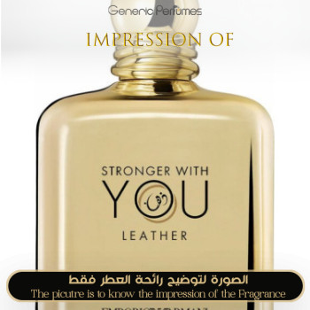 Inspired Giorgio Armani - Stronger With You Leather for Man A+