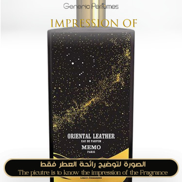 Inspired Memo Paris - Oriental Leather for Unisex - A+