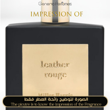 Inspired Miller Harris - Leather Rouge for Unisex A+