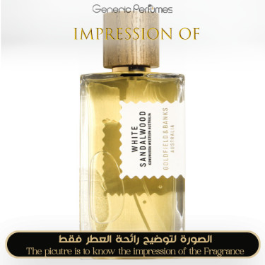 Inspired Goldfield & Banks Australia - White Sandalwood for Unisex A++ Inspired Goldfield & Banks Australia - White Sandalwood for Unisex A++