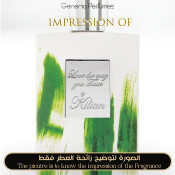 Inspired Kilian - Love the way you Taste for Unisex A+