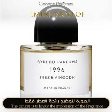 Inspired Byredo - 1996 Inez & Vinoodh Unisex - A+ Inspired Byredo - 1996 Inez & Vinoodh Unisex - A+