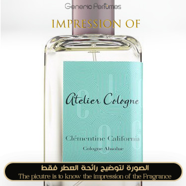 Inspired Atelier Cologne - Clementine California for Unisex - A++ Inspired Atelier Cologne - Clementine California for Unisex - A++