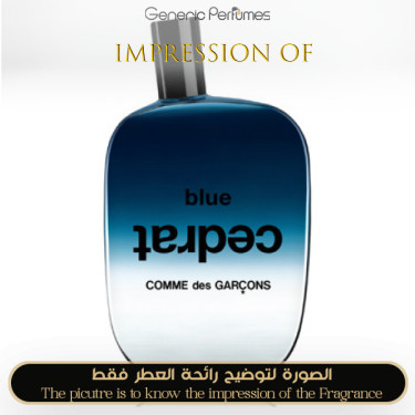 Inspired Comme des Garcons - Blue Cedrat for Unisex - A+ Inspired Comme des Garcons - Blue Cedrat for Unisex - A+