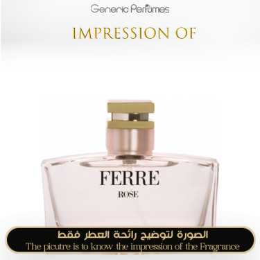 Inspired Gianfranco Ferre - Ferre Rose Women A+