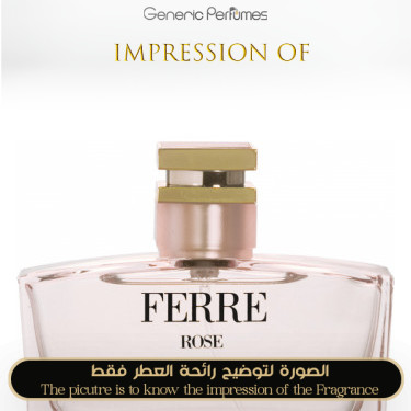 Inspired Gianfranco Ferre - Ferre Rose Women A+