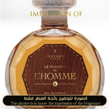 Inspired Hayari Parfums - Le Paradis de L Homme for Man - A+