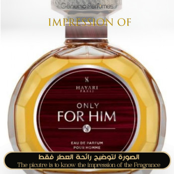 Inspired Hayari Parfums - Only For Him for Man - A+