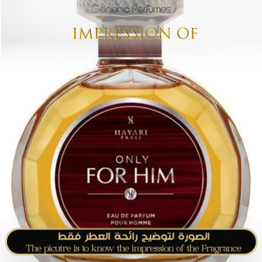 Hayari Parfums - Only For Him for Man - Grade A+