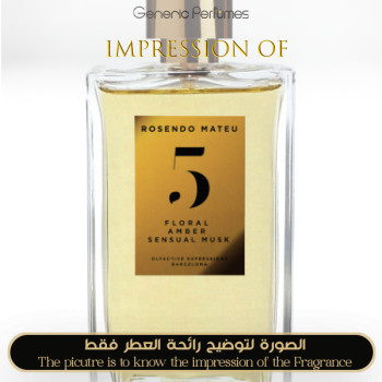 Inspired Rosendo Mateu Olfactive Expressions - N 5 Floral-Amber-Sensual-Musk for Unisex A+