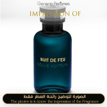 Inspired Louis Vuitton - Nuit de Feu for Unisex - A+ Inspired Louis Vuitton - Nuit de Feu for Unisex - A+