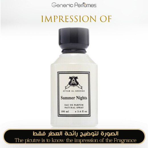 Inspired Atyab Al-Sheekh - Summer Nights for Unisex A+ Inspired Atyab Al-Sheekh - Summer Nights for Unisex A+