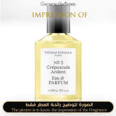 Inspired Thomas Kosmala - Crepuscule Ardent for Unisex - A+ Inspired Thomas Kosmala - Crepuscule Ardent for Unisex - A+