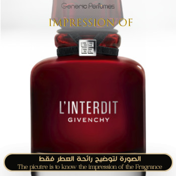 Inspired Givenchy - L Interdit Rouge Women A+