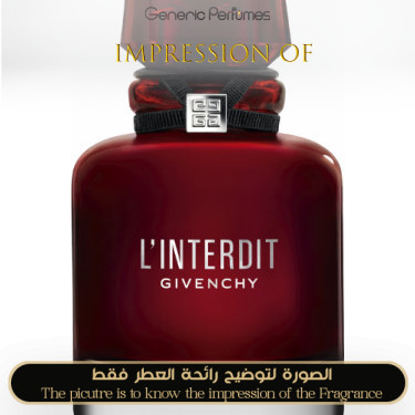 Inspired Givenchy - L Interdit Rouge Women A+