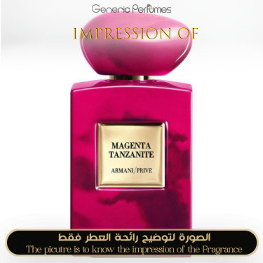 Inspired Giorgio Armani - Magenta Tanzanite for Unisex High Quality - A++ Inspired Giorgio Armani - Magenta Tanzanite for Unisex High Quality - A++