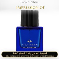 Thameen - Blue Heart for Unisex - A+ Thameen - Blue Heart for Unisex - A+