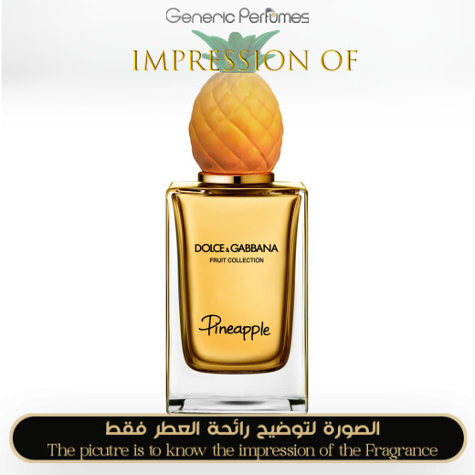 Inspired Dolce&Gabbana - Pineapple for Unisex Inspired Dolce&Gabbana - Pineapple for Unisex