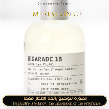 Inspired Le Labo - Bigarade 18 for Unisex - A+