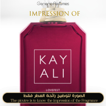 Inspired Kayali - Lovefest Burning Cherry 48 for Unisex - A++