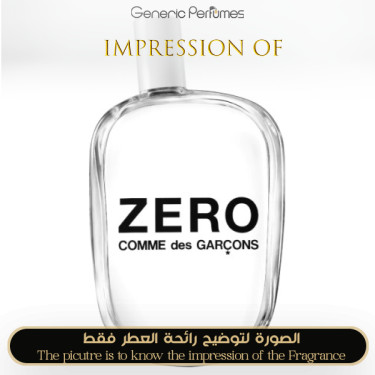 Inspired Comme des Garcons - Zero for Unisex - A+