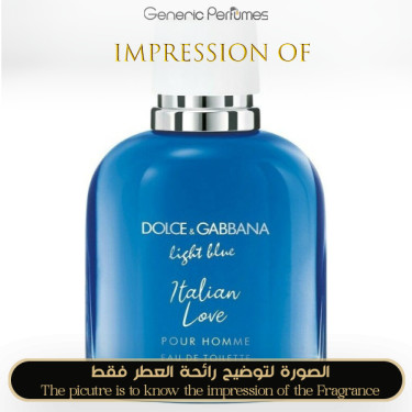 Inspired Dolce & Gabbana - Light Blue Italian Love EDT for Man - A+ Inspired Dolce & Gabbana - Light Blue Italian Love EDT for Man - A+