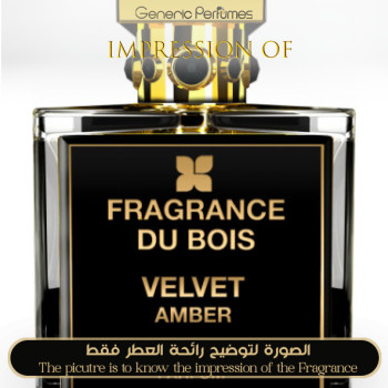 Inspired Fragrance Du Bois - Velvet Amber for Unisex High Quality - A++