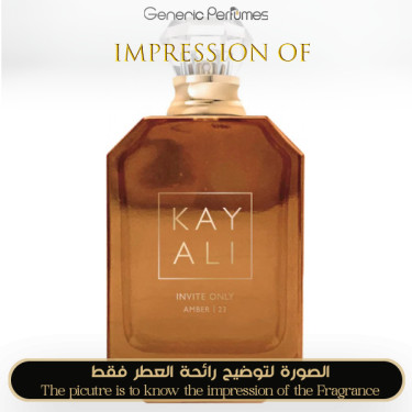 Inspired Kayali - Invite Only Amber 23 for Unisex - A+
