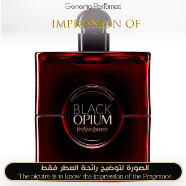 Inspired Yves Saint Laurent - Black Opium Over Red for Women