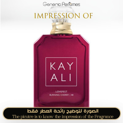 Inspired Kayali - Lovefest Burning Cherry 48 for Unisex Inspired Kayali - Lovefest Burning Cherry 48 for Unisex
