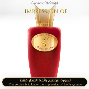 Inspired Sospiro Perfumes - Rosso Afgano for Unisex Inspired Sospiro Perfumes - Rosso Afgano for Unisex