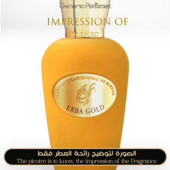Inspired Sospiro Perfumes - Erba Gold for Unisex