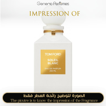 Inspired Tom Ford - Soleil Blanc for Unisex Inspired Tom Ford - Soleil Blanc for Unisex
